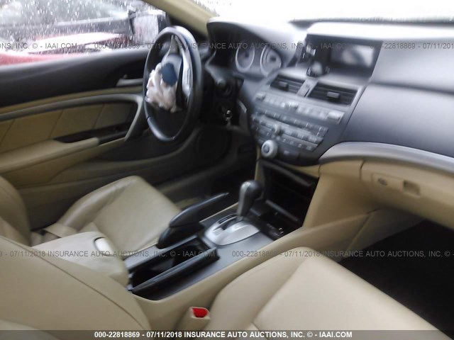 1HGCS1B85AA009953 - 2010 HONDA ACCORD EXL GRAY photo 5