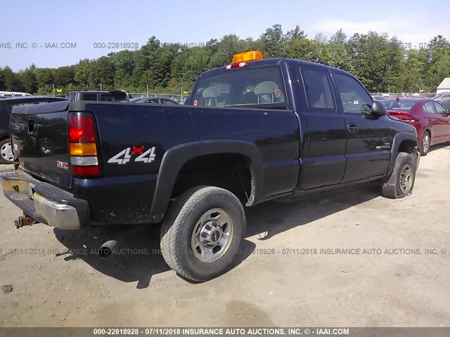 1GTHK29D66E230913 - 2006 GMC SIERRA K2500 HEAVY DUTY BLUE photo 4