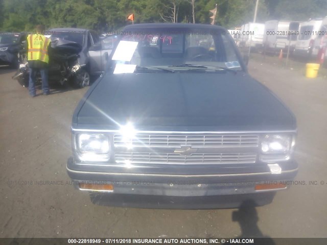 1GCCS14Z8N8157743 - 1992 CHEVROLET S TRUCK S10 GREEN photo 6