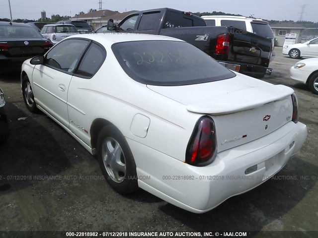 2G1WX12KX39348532 - 2003 CHEVROLET MONTE CARLO SS თეთრი ფოტო 3