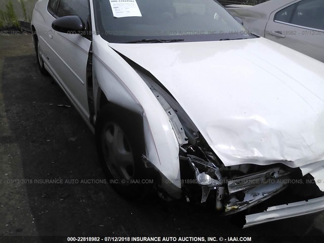 2G1WX12KX39348532 - 2003 CHEVROLET MONTE CARLO SS თეთრი ფოტო 6
