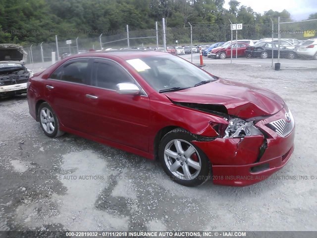4T1BE46K27U106135 - 2007 TOYOTA CAMRY NEW GENERAT CE/LE/XLE/SE RED photo 1