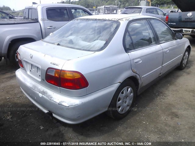 2HGEJ6619XH566865 - 1999 HONDA CIVIC SE GRAY photo 4