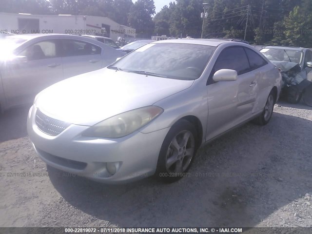 4T1CA38P56U071124 - 2006 TOYOTA CAMRY SOLARA SE/SLE ვერცხლისფერი ფოტო 2