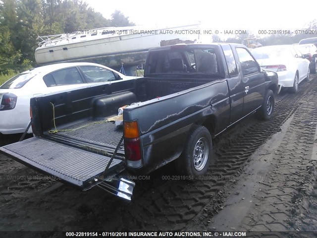 1N6SD16S6RC412542 - 1994 NISSAN TRUCK KING CAB XE BLACK photo 4