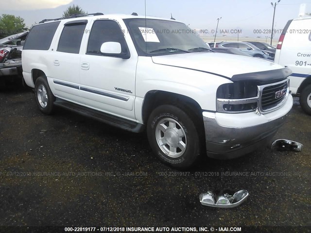 3GKEC16Z55G103625 - 2005 GMC YUKON XL C1500 WHITE photo 1