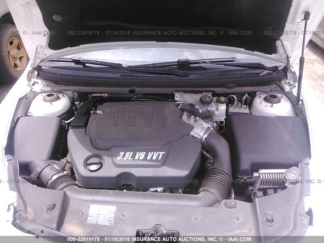 1G1ZK57789F193048 - 2009 CHEVROLET MALIBU LTZ 白色 照片 10