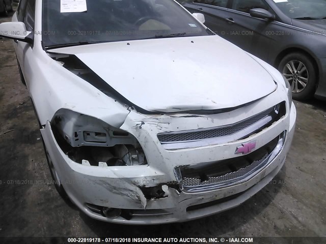 1G1ZK57789F193048 - 2009 CHEVROLET MALIBU LTZ WHITE photo 6