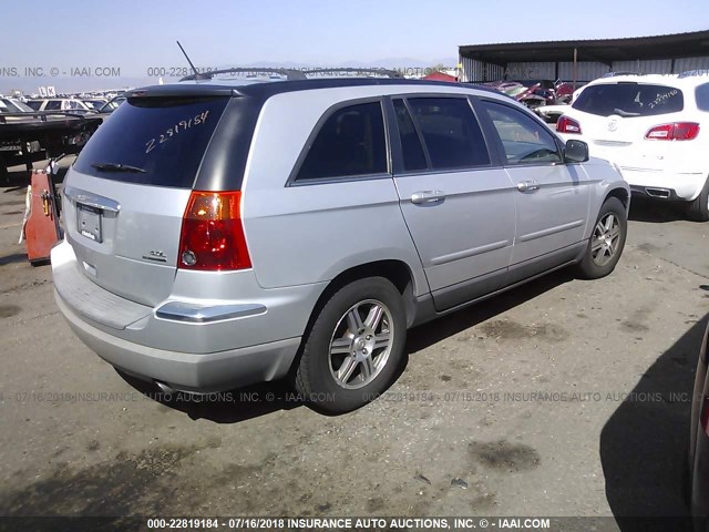 2A8GF68X77R346704 - 2007 CHRYSLER PACIFICA TOURING SILVER photo 4