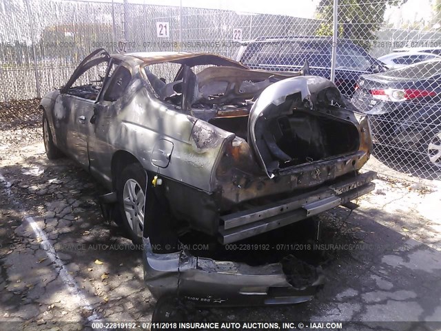 2G1WJ16K779386883 - 2007 CHEVROLET MONTE CARLO LS GRAY photo 3