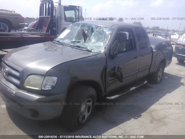 5TBRN34184S440752 - 2004 TOYOTA TUNDRA ACCESS CAB SR5 GRAY photo 6