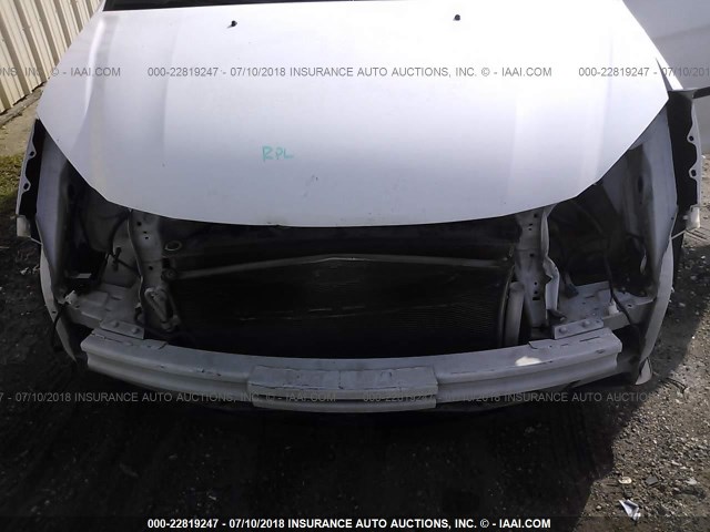 5FNRL38208B101591 - 2008 HONDA ODYSSEY LX WHITE photo 6