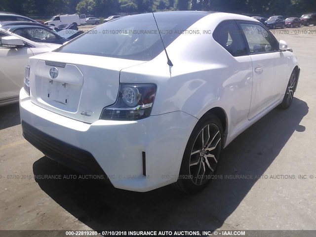 JTKJF5C74E3078238 - 2014 TOYOTA SCION TC 白色 照片 4