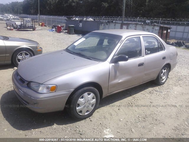 1NXBR12E2XZ257155 - 1999 TOYOTA COROLLA VE/CE/LE 金色 照片 2