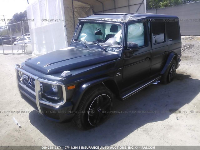 WDCYC7DH5JX287230 - 2018 MERCEDES-BENZ G 63 AMG BLACK photo 2