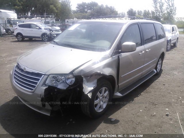 2A8HR54169R638970 - 2009 CHRYSLER TOWN & COUNTRY TOURING TAN photo 2