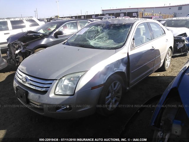 3FAHP08148R246854 - 2008 FORD FUSION SEL SILVER photo 2