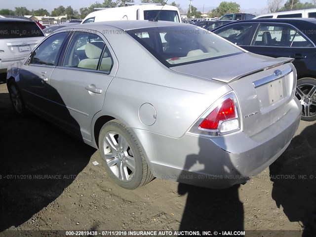 3FAHP08148R246854 - 2008 FORD FUSION SEL SILVER photo 3