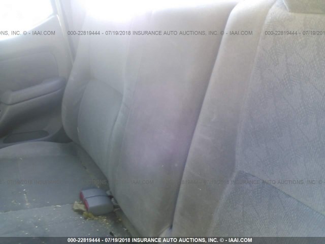 5TEHN72N72Z126588 - 2002 TOYOTA TACOMA DOUBLE CAB ვერცხლისფერი ფოტო 8