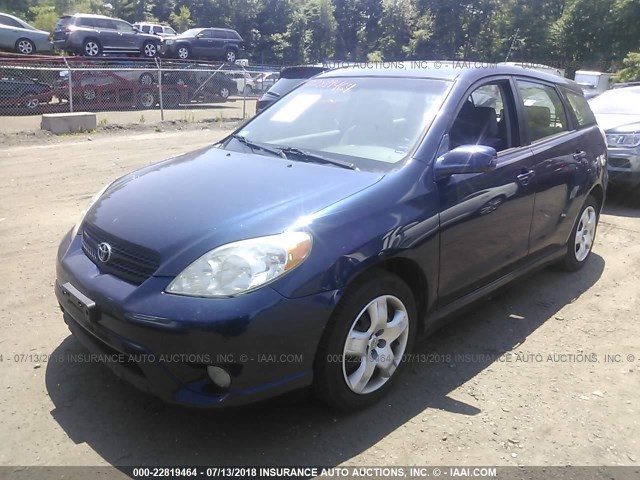 2T1KR30E07C626658 - 2007 TOYOTA COROLLA MATRIX XR BLUE photo 2