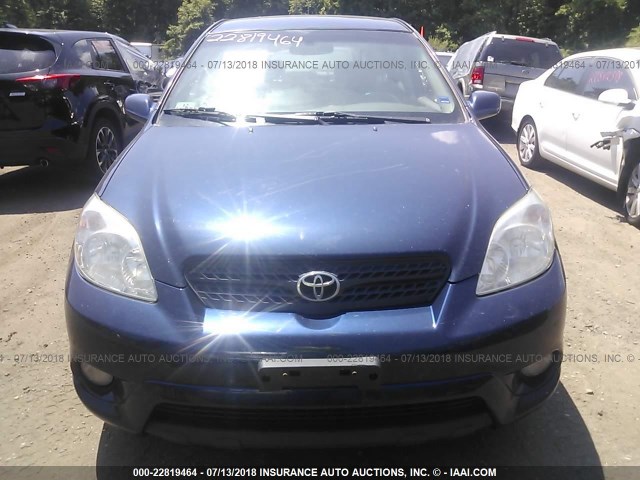 2T1KR30E07C626658 - 2007 TOYOTA COROLLA MATRIX XR BLUE photo 6