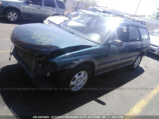 4S3BG6859T7373461 - 1996 SUBARU LEGACY OUTBACK GREEN photo 2