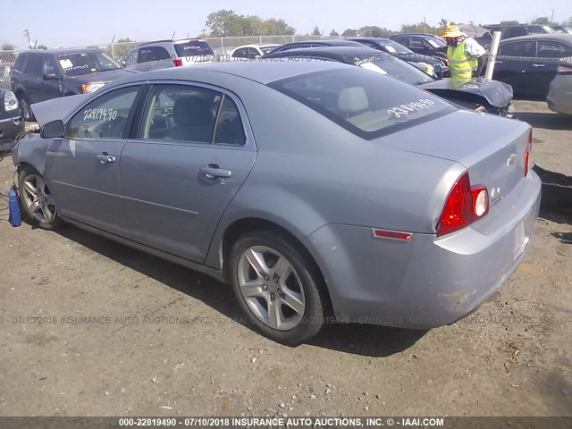 1G1ZG57B49F165916 - 2009 CHEVROLET MALIBU LS GRAY photo 3