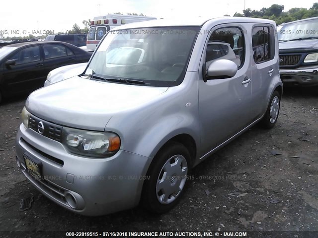 JN8AZ2KR5AT158484 - 2010 NISSAN CUBE S/SL/KROM SILVER photo 2