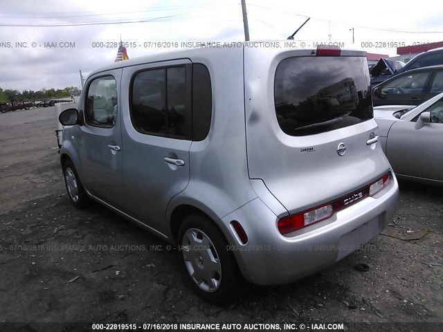 JN8AZ2KR5AT158484 - 2010 NISSAN CUBE S/SL/KROM SILVER photo 3