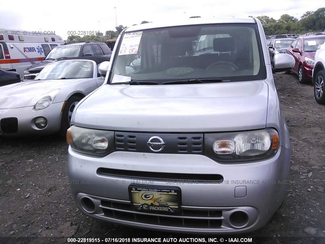 JN8AZ2KR5AT158484 - 2010 NISSAN CUBE S/SL/KROM SILVER photo 6