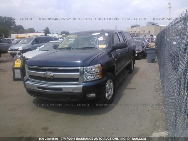 1GCEK29J19Z153969 - 2009 CHEVROLET SILVERADO K1500 LT Dark Blue photo 2