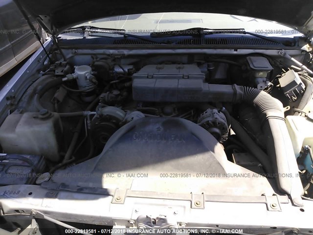 1G1BL53E0NW112699 - 1992 CHEVROLET CAPRICE SILVER photo 10