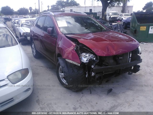 JN8AS58T28W004736 - 2008 NISSAN ROGUE S/SL RED photo 1