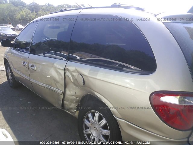 2A4GP54L16R704521 - 2006 CHRYSLER TOWN & COUNTRY TOURING GOLD photo 6
