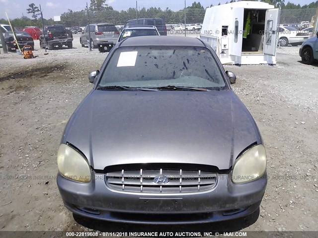 KMHWF25S51A379793 - 2001 HYUNDAI SONATA GL GRAY photo 6