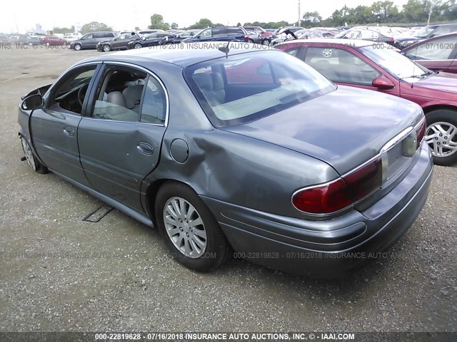 1G4HP54KX5U116261 - 2005 BUICK LESABRE CUSTOM GREEN photo 3