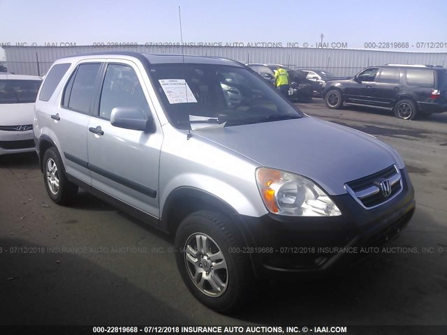 JHLRD78863C013615 - 2003 HONDA CR-V EX SILVER photo 1