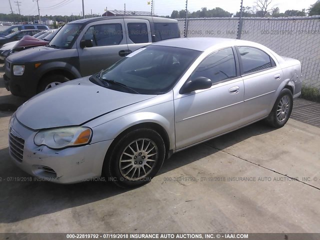 1C3EL56R56N216832 - 2006 CHRYSLER SEBRING TOURING SILVER photo 2