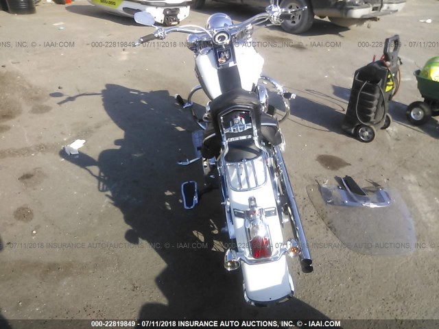 1HD1JDB156Y040856 - 2006 HARLEY-DAVIDSON FLSTNI WHITE photo 6