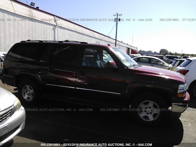 3GNFK16Z35G124872 - 2005 CHEVROLET SUBURBAN RED photo 6