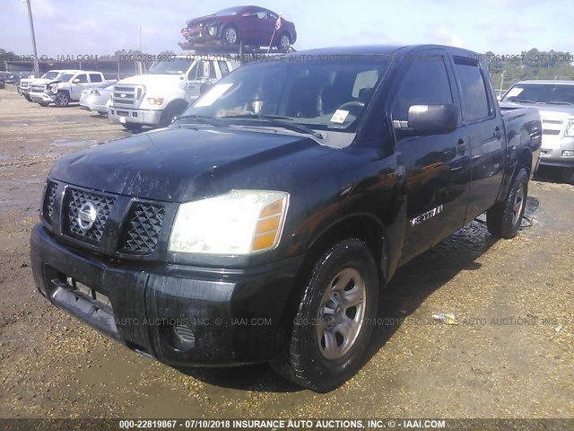 1N6BA07A86N565660 - 2006 NISSAN TITAN XE/SE/LE BLACK photo 2