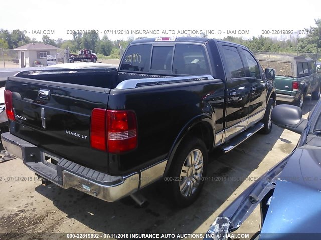 5LTPW18526FJ19996 - 2006 LINCOLN MARK LT BLACK photo 4