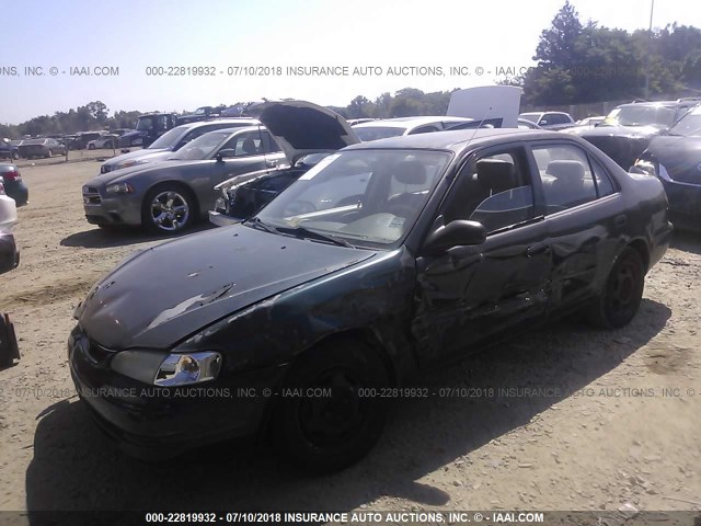 1NXBR12E5XZ217474 - 1999 TOYOTA COROLLA VE/CE/LE 绿色 照片 2