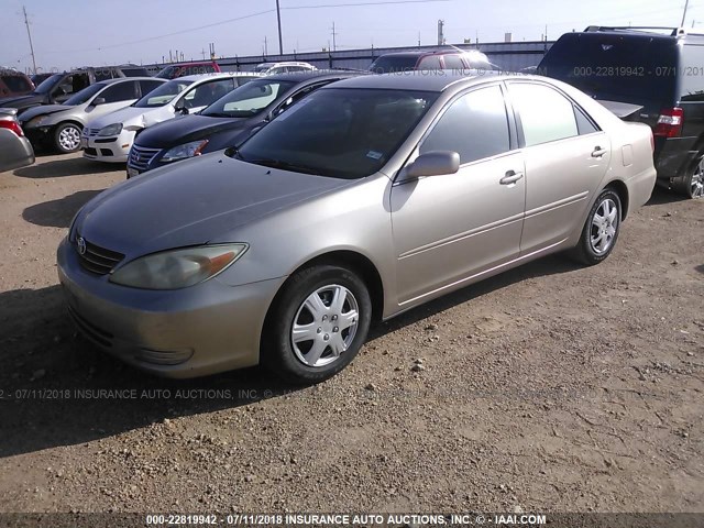 4T1BE32K42U592519 - 2002 TOYOTA CAMRY LE/XLE/SE Qəhvəyi foto 2