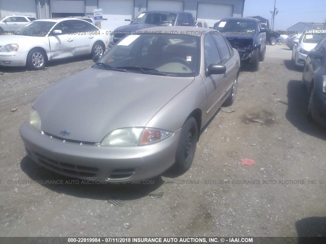 1G1JC524027168202 - 2002 CHEVROLET CAVALIER CNG GOLD photo 2