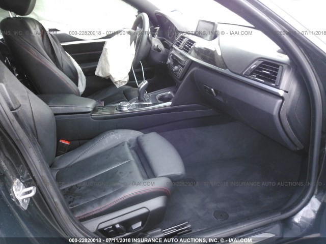WBA4A5C53FG051203 - 2015 BMW 428 I/GRAN COUPE BLACK photo 5