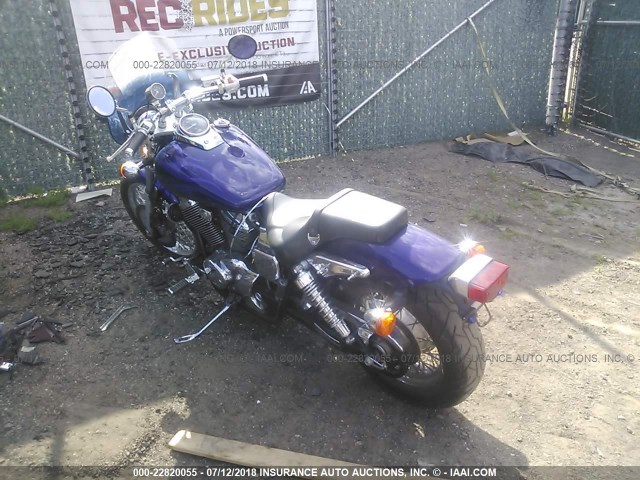 JH2RC44543M706503 - 2003 HONDA VT750 DCB PURPLE photo 3