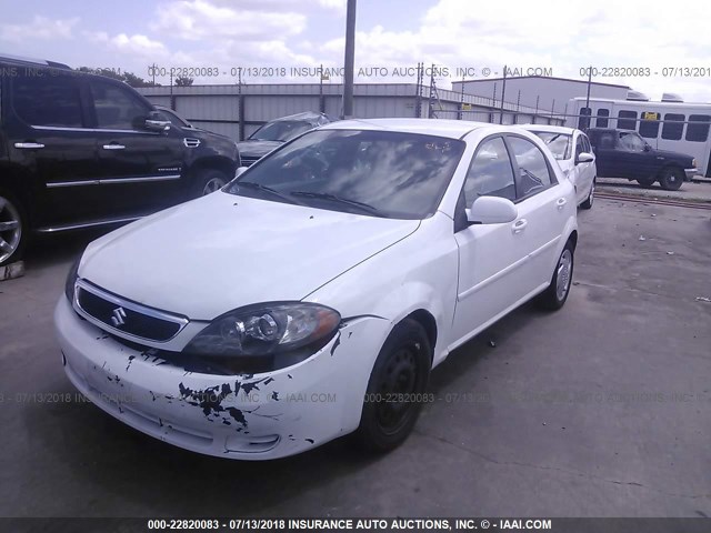 KL5JD66Z06K246003 - 2006 SUZUKI RENO WHITE photo 2