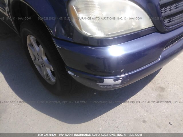 4JGAB72E2XA092213 - 1999 MERCEDES-BENZ ML 430 蓝色 照片 6