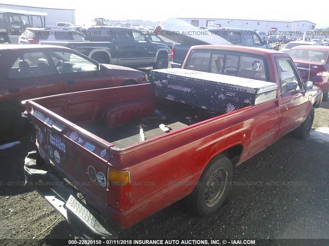 JT4RN55R7G0188541 - 1986 TOYOTA PICKUP 1/2 TON RN55 RED photo 4